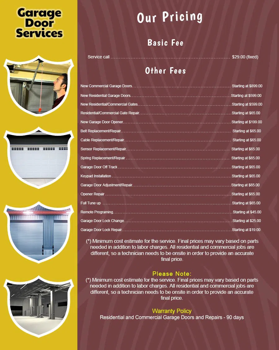 Garage Door Solution Service Hollywood, FL 954-949-6829